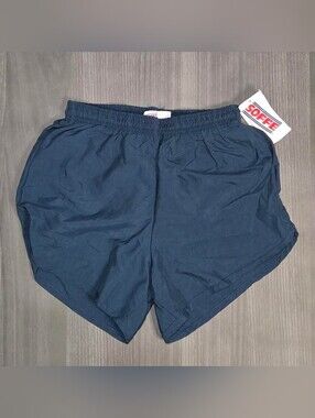 Vintage 90's Soffe Women's Shorts 100% Nylon Navy Blue Size Small NWT